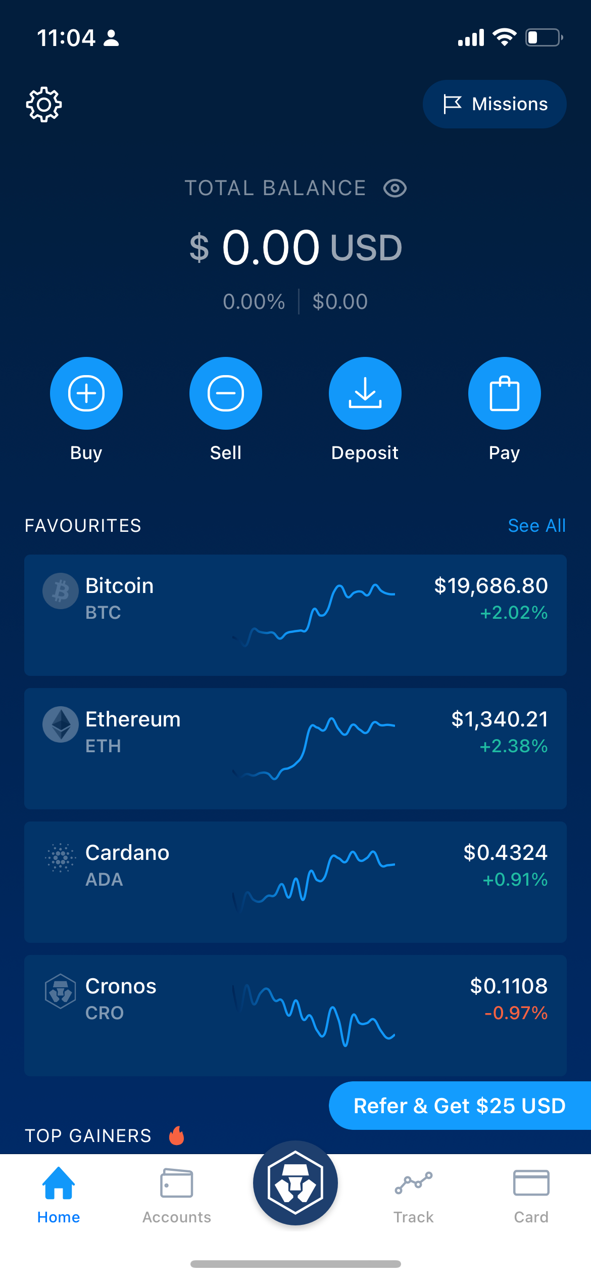 Crypto com screenshot 