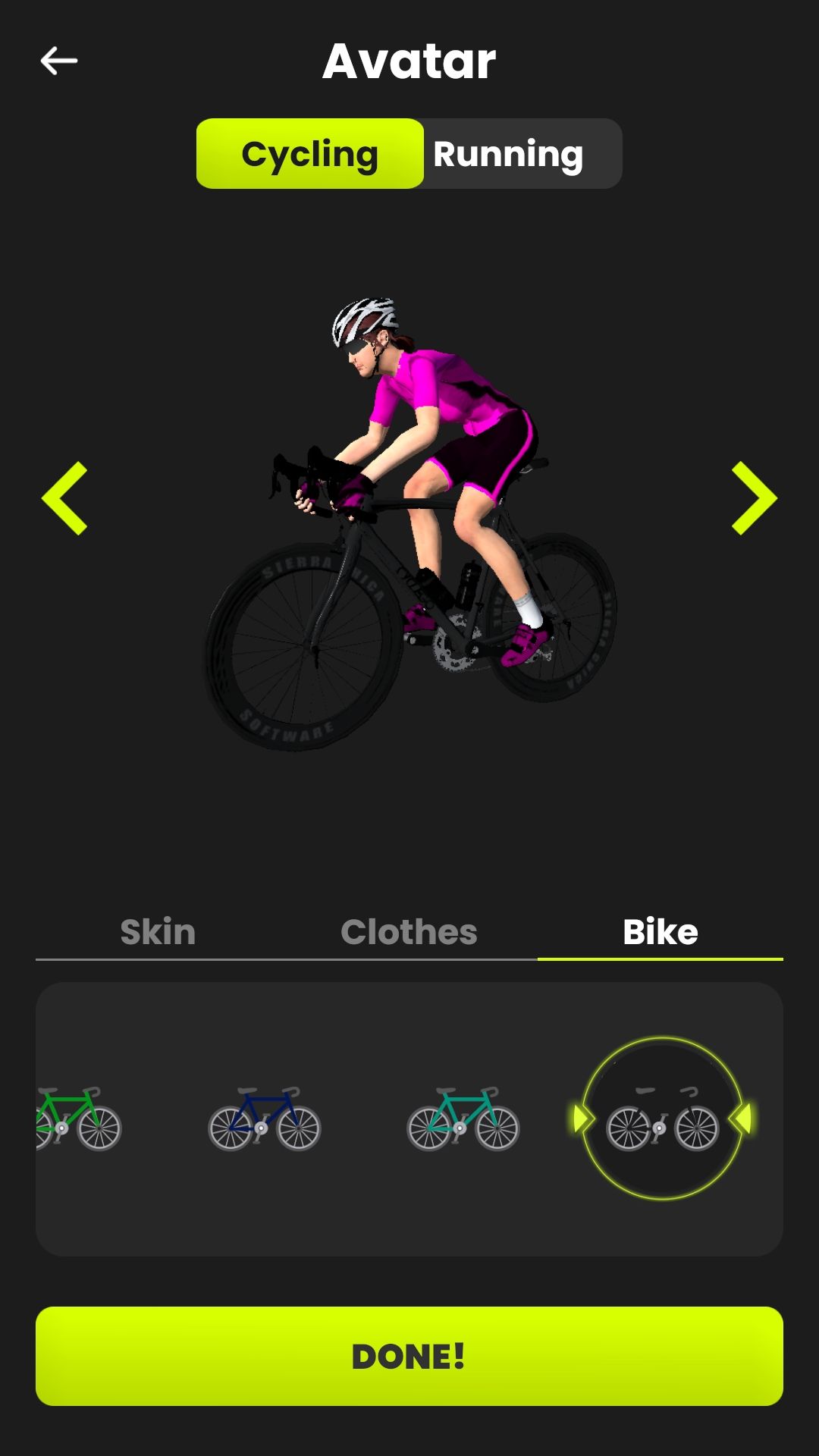 CycleGo  indoor cycling running mobile workout app avatar