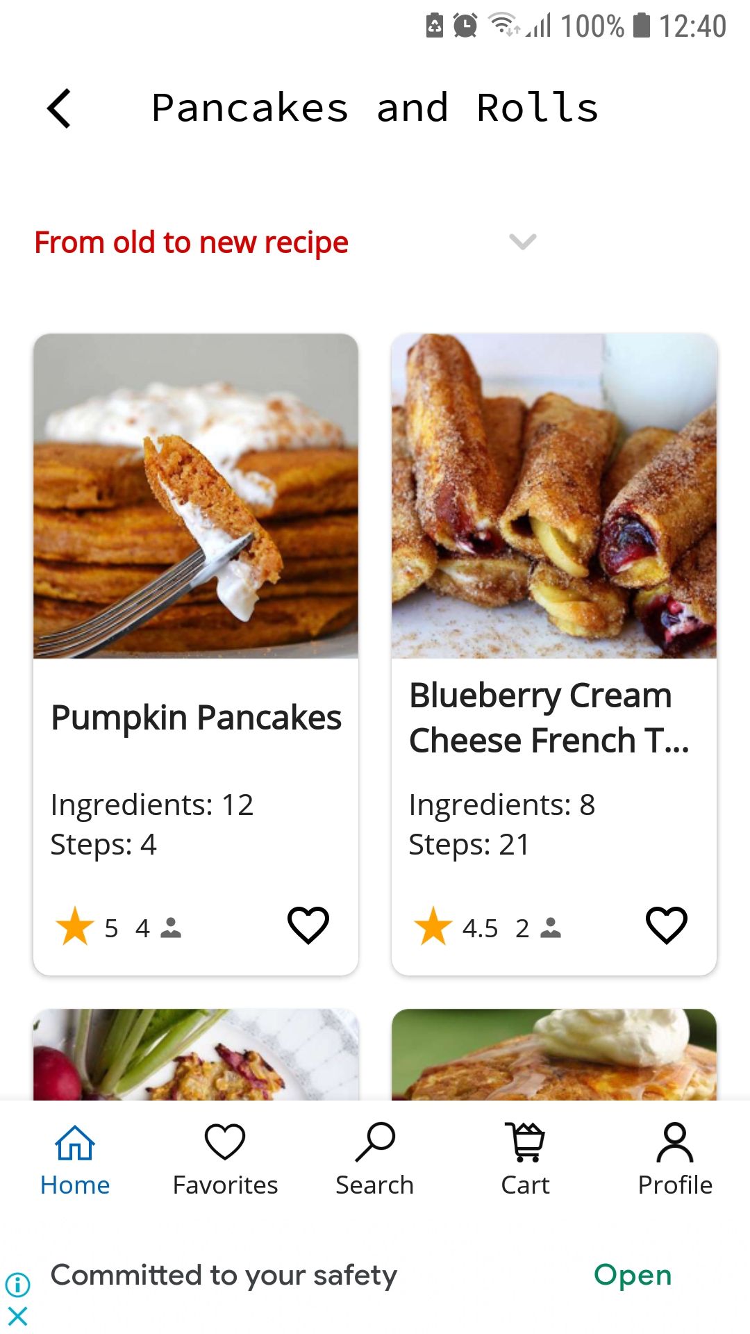 DIL Breakfast Recipes mobile breakfast recipe app home