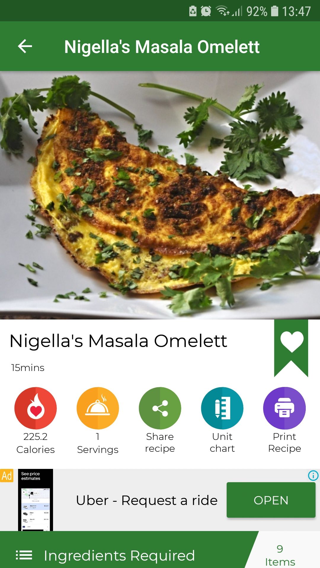 Egg Recipes mobile breakfast recipe app Nigella omelett