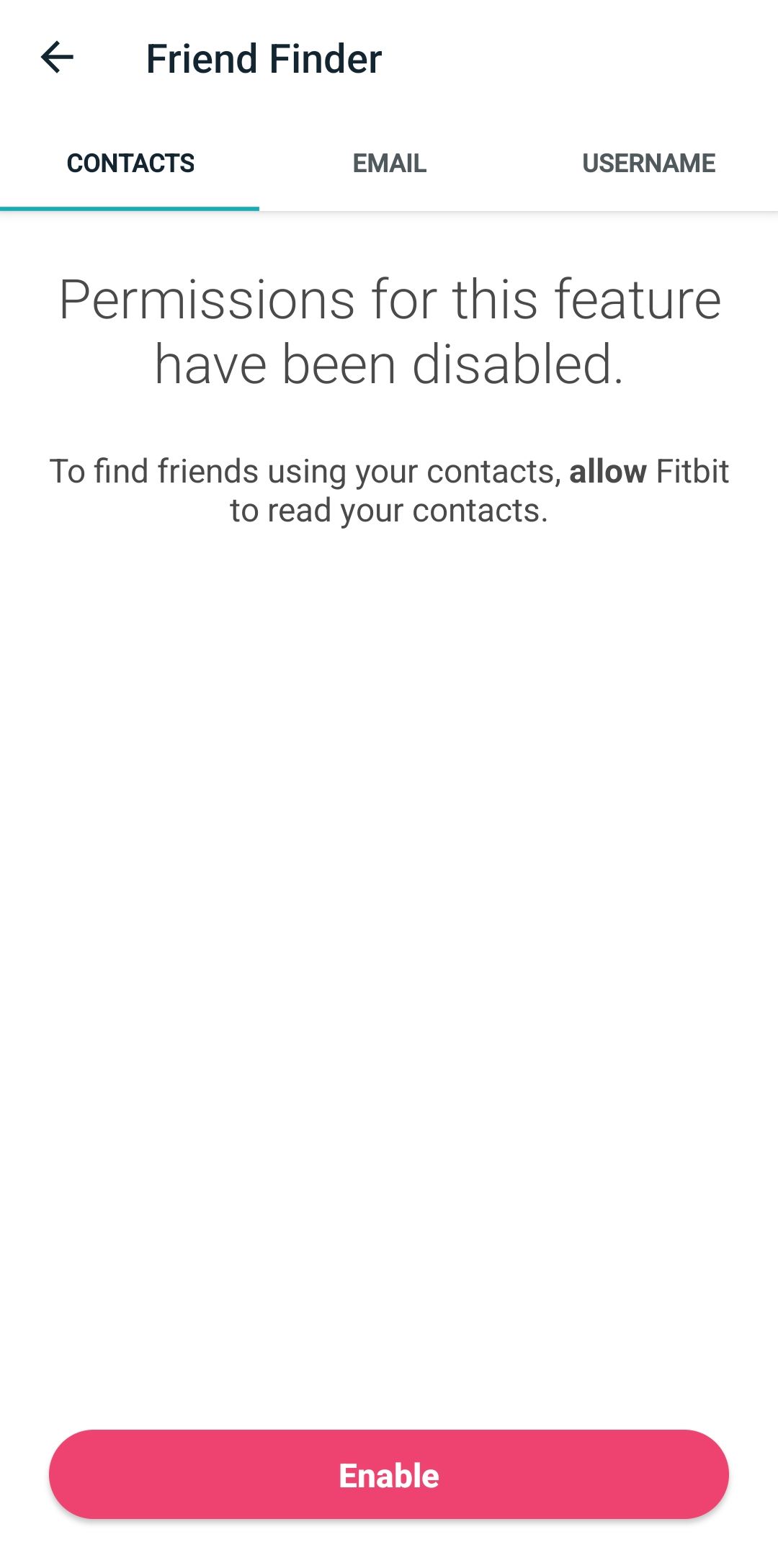 Fitbit Friend Finder