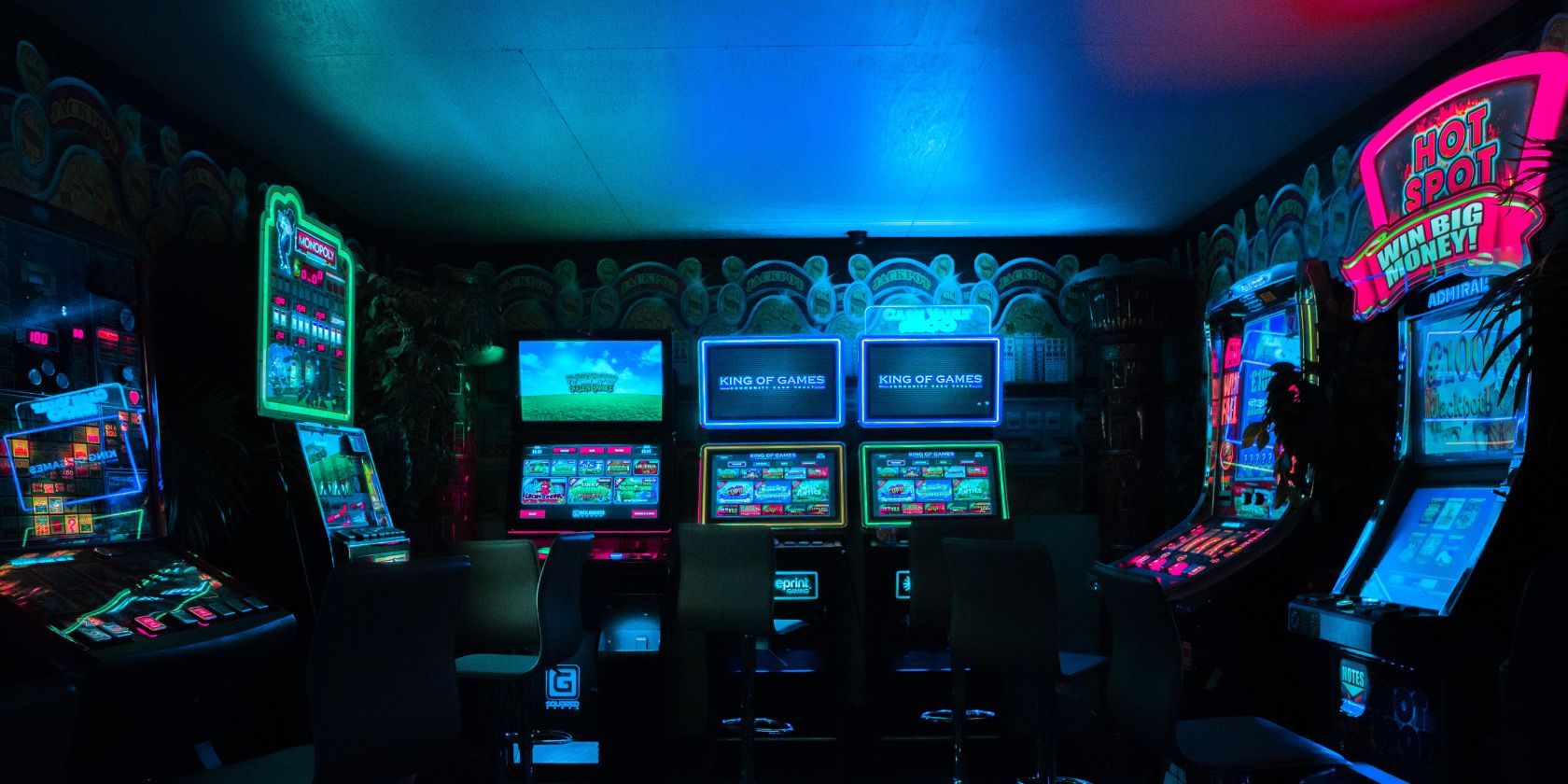 Game Arcade Setup Room