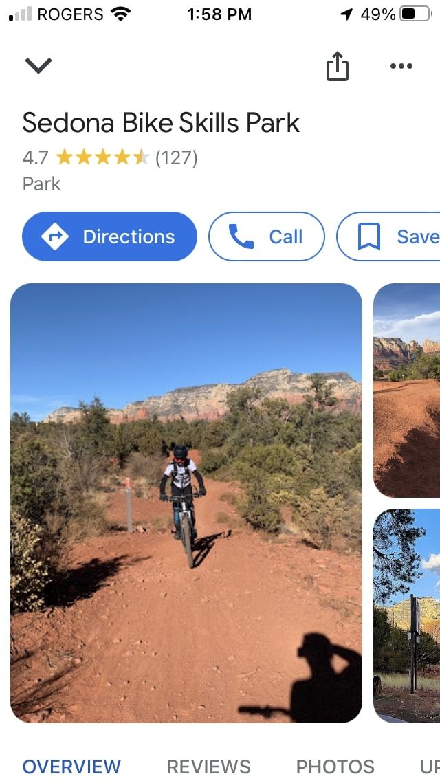 Google Maps App Trail Details screenshot