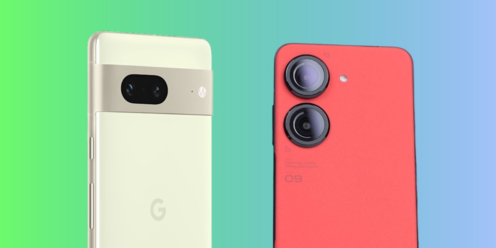 Google Pixel 7 vs Asus Zenfone 9 - image vedette