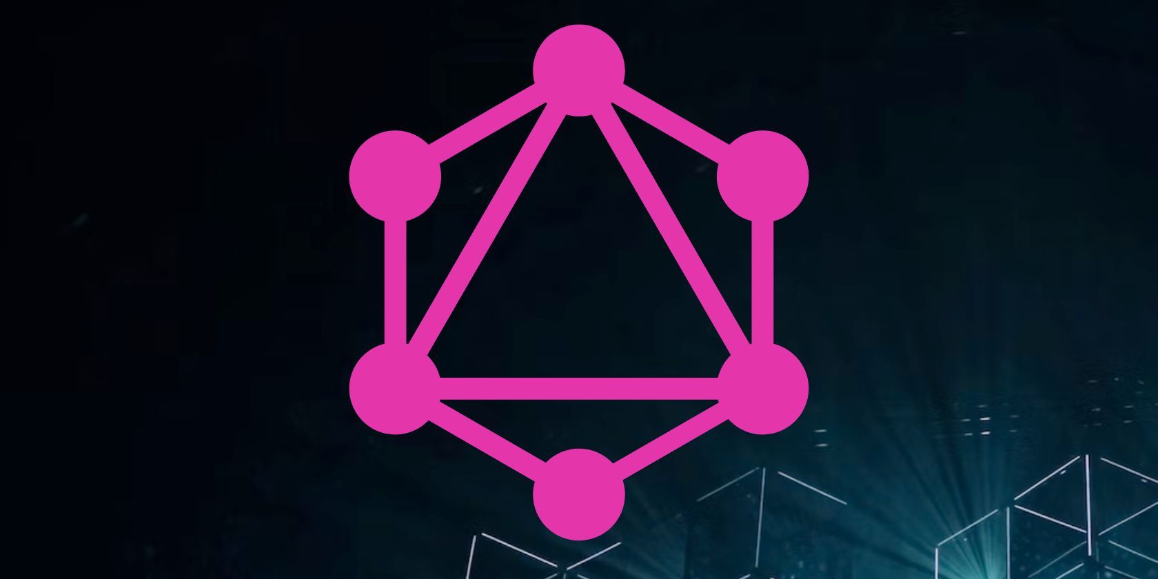 GraphQL logo on a dark background