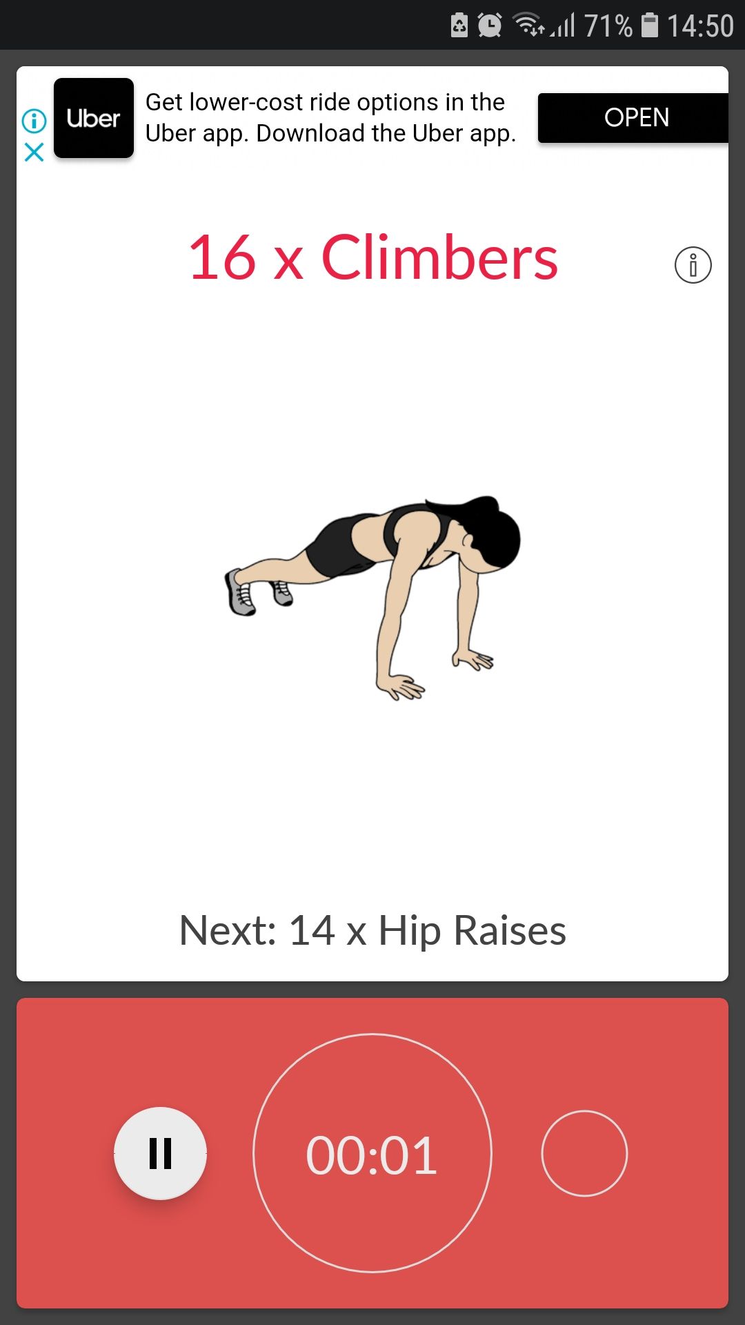 HIIT Workout Generator mobile fitness app climbers