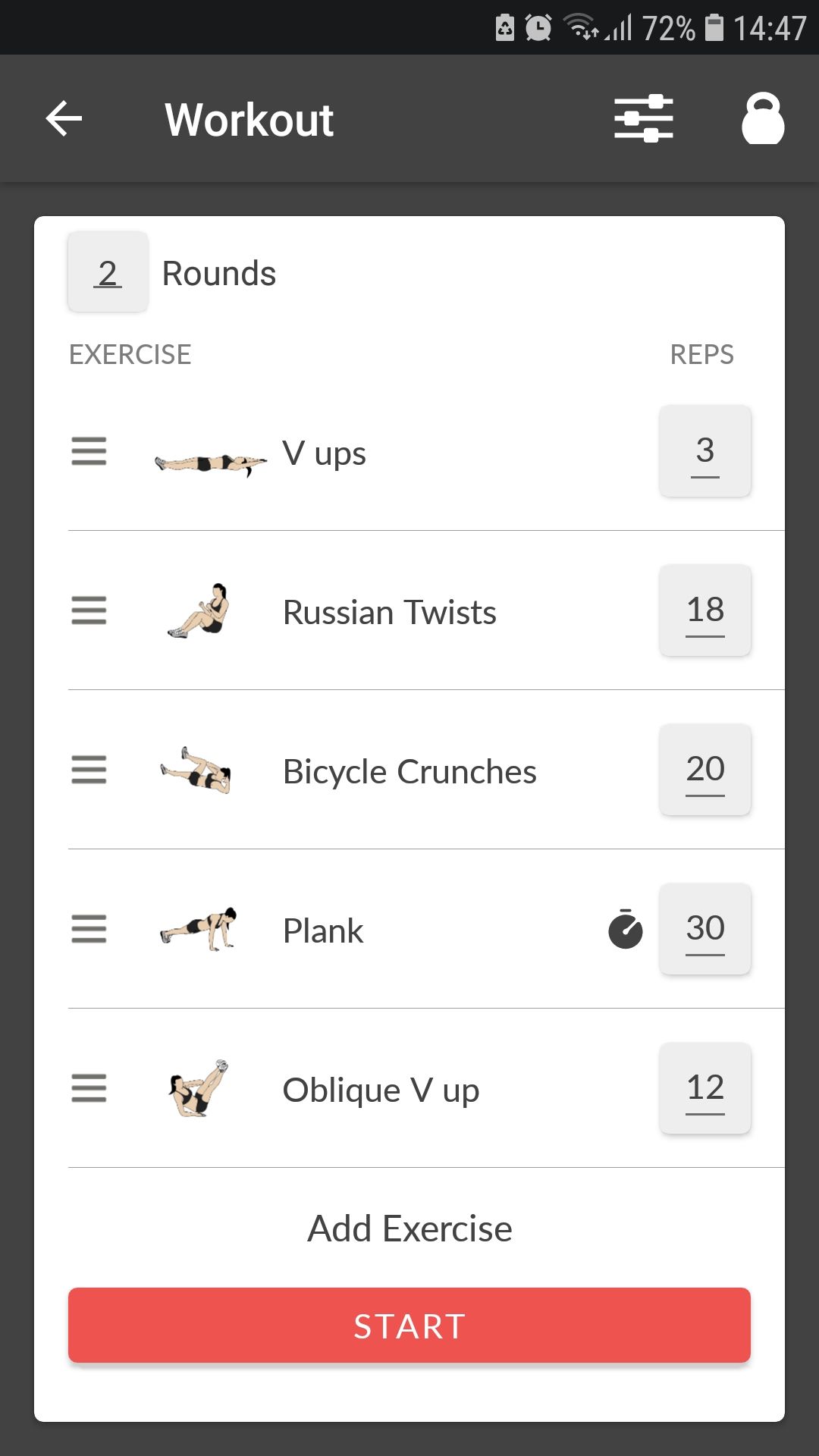 HIIT Workout Generator mobile fitness app exercises