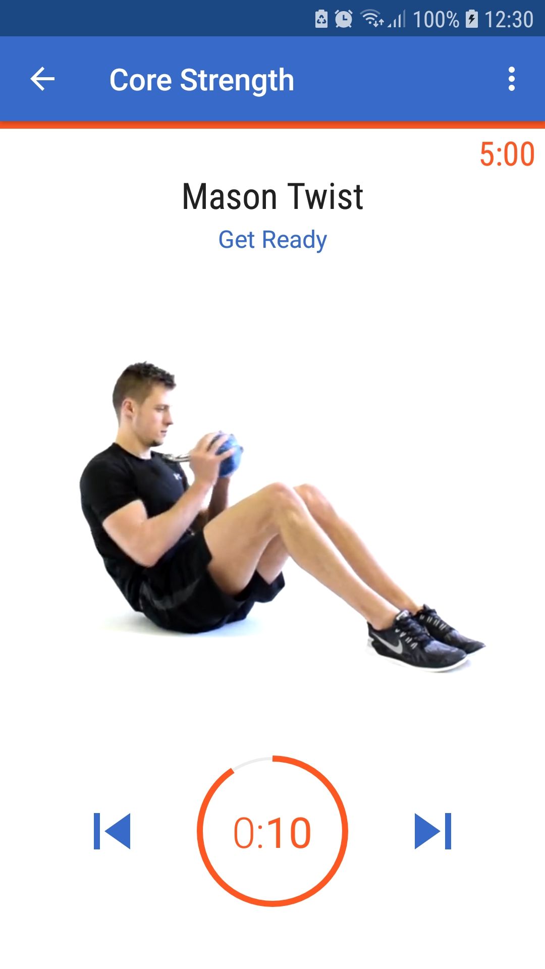 Kettlebell fitify mobile workout app exercises
