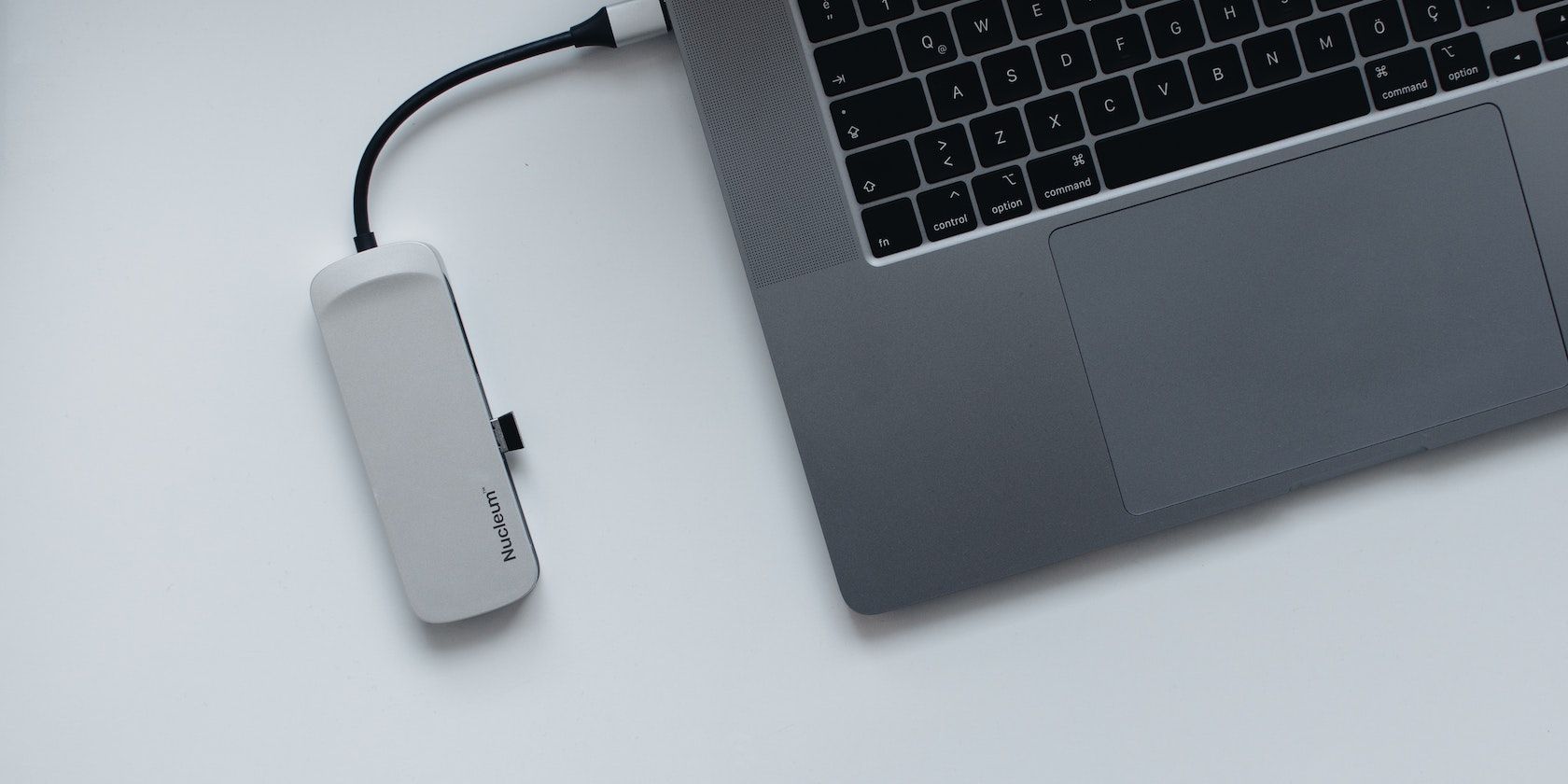 MacBook Connected to a USB Hub