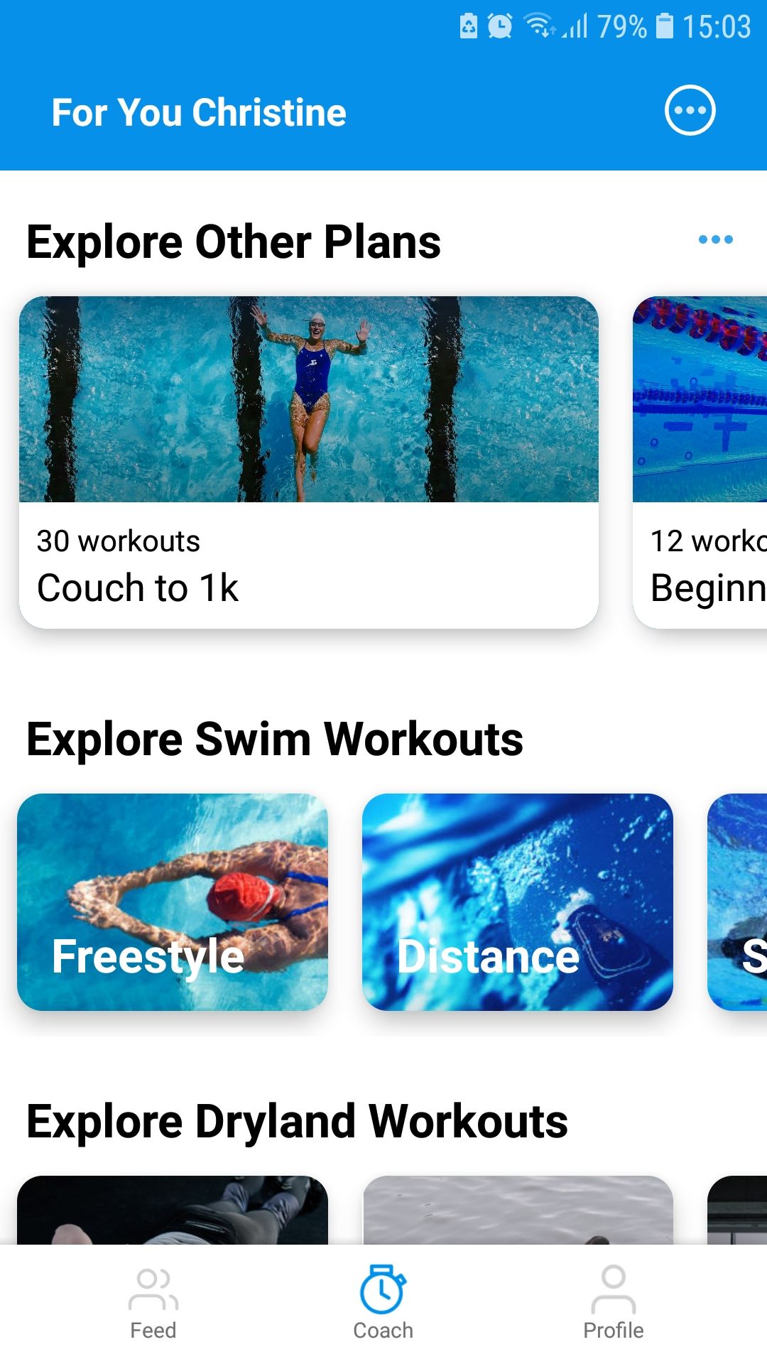 MySwimPro برنامه مربی شنای سیار را برنامه ریزی می کند