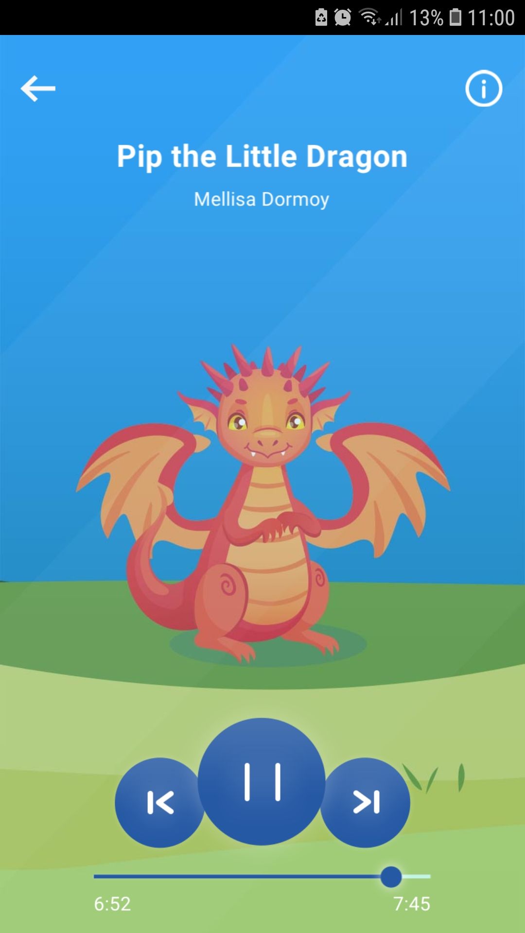 Piku Guided mindfulness meditations mobile app dragon story