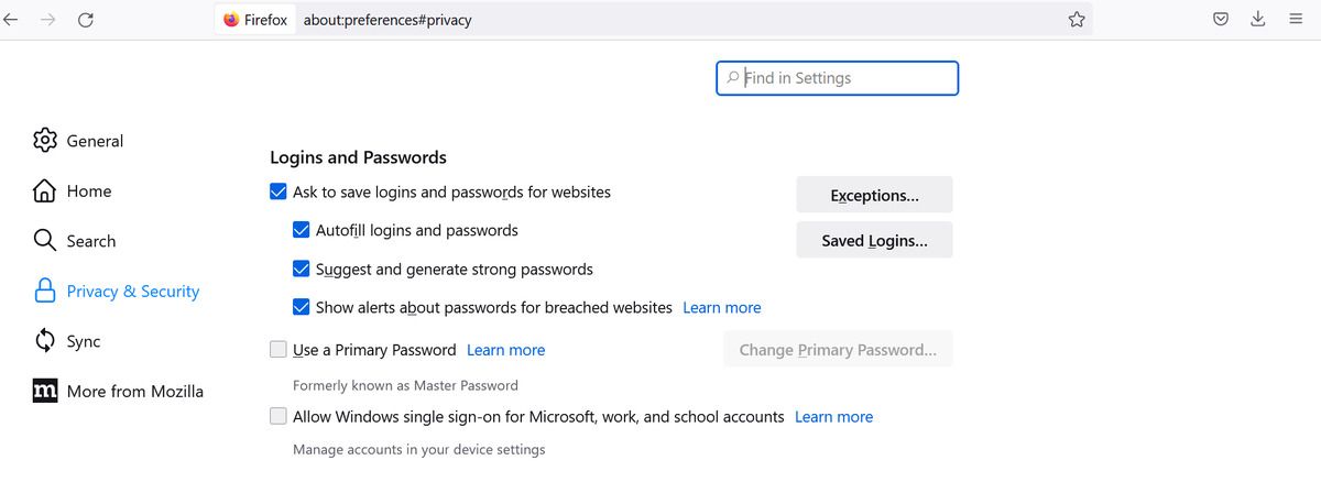 Firefox-Set-Primary-Password-Screenshot