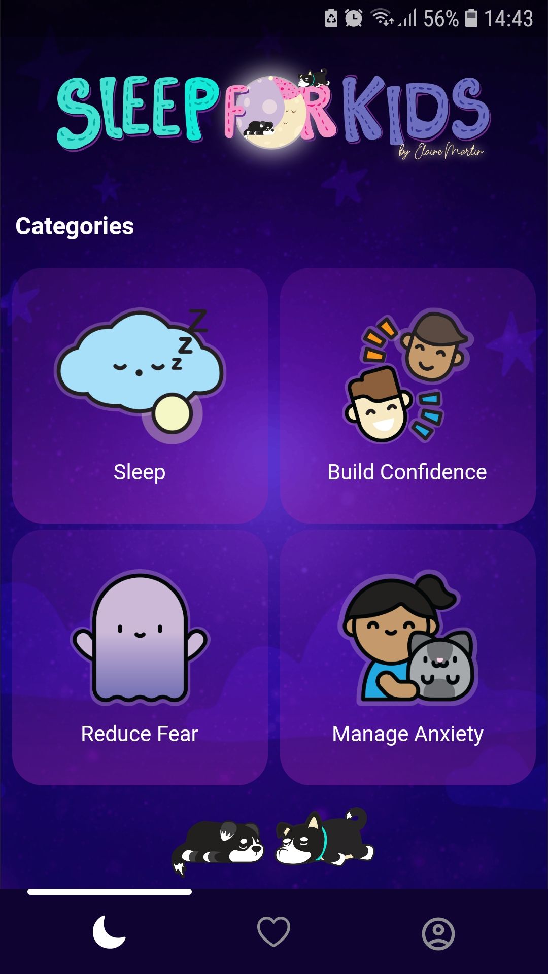 Sleep for kids mobile kids sleeping meditation app categories