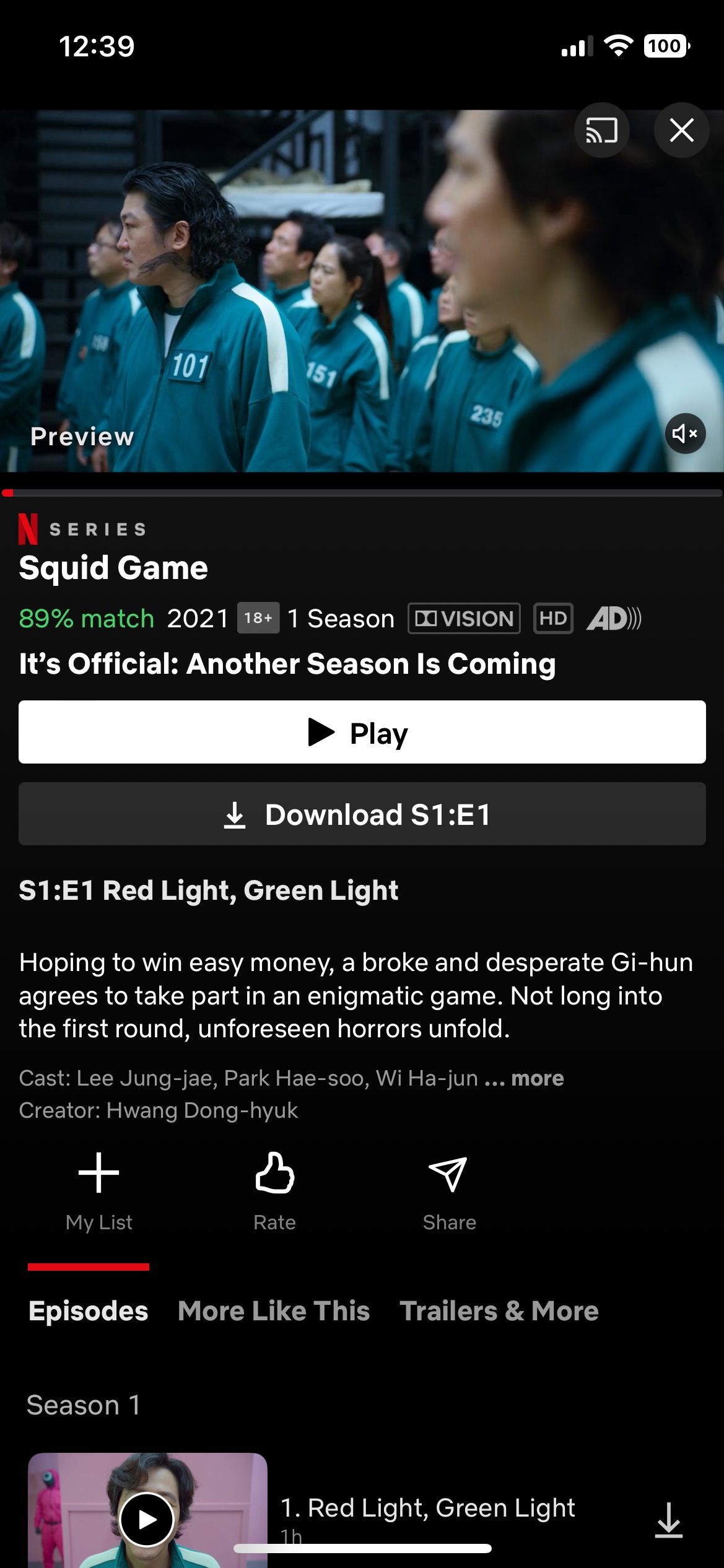 Squid Game Netflix show