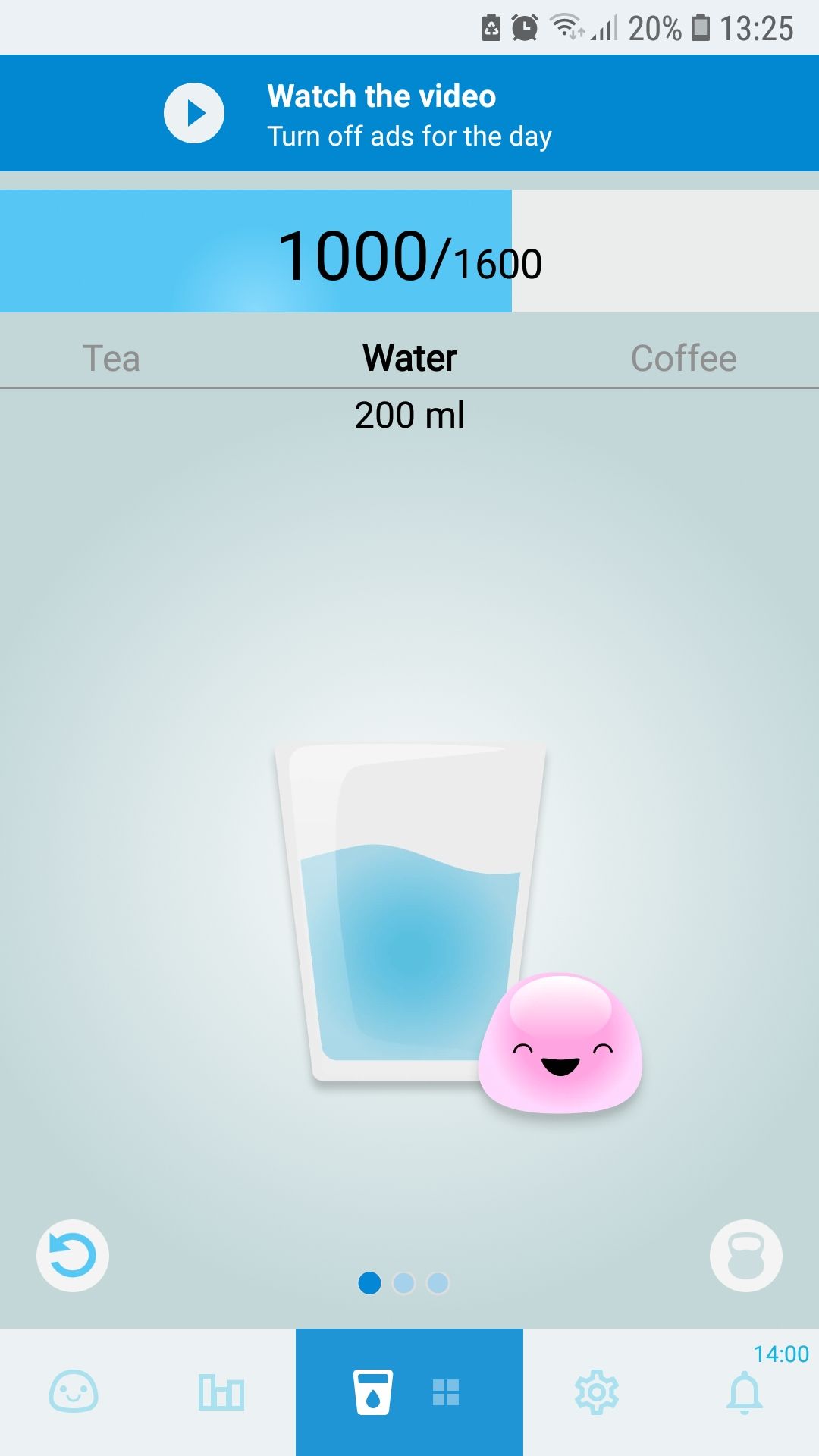 Water Time Tracker and Reminder mobile app