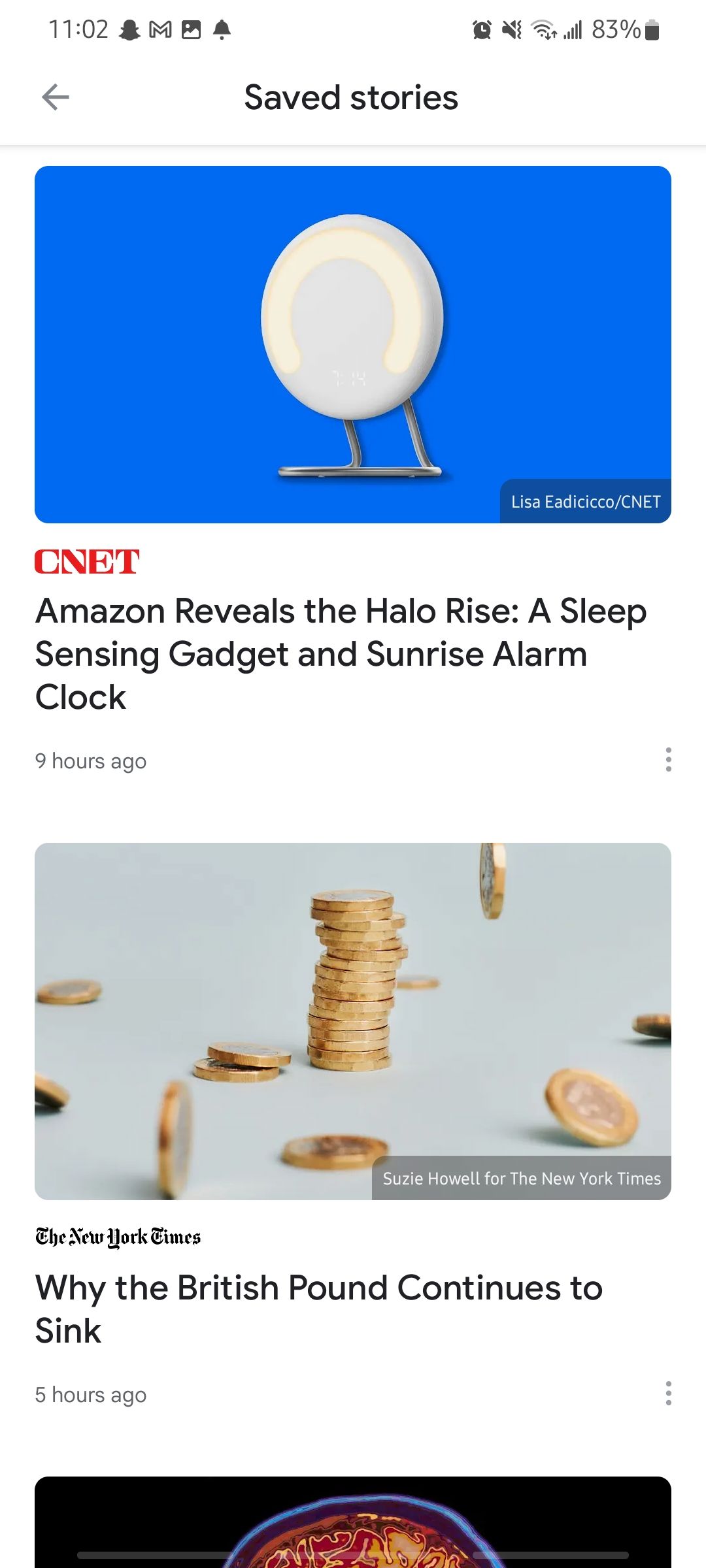 a closer look at saved stories in the google news app