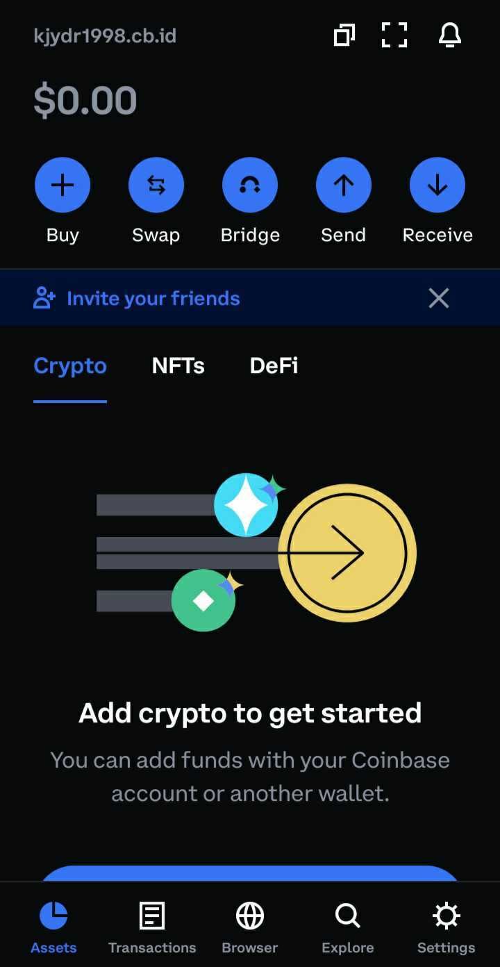 coinbase wallet app screenshot