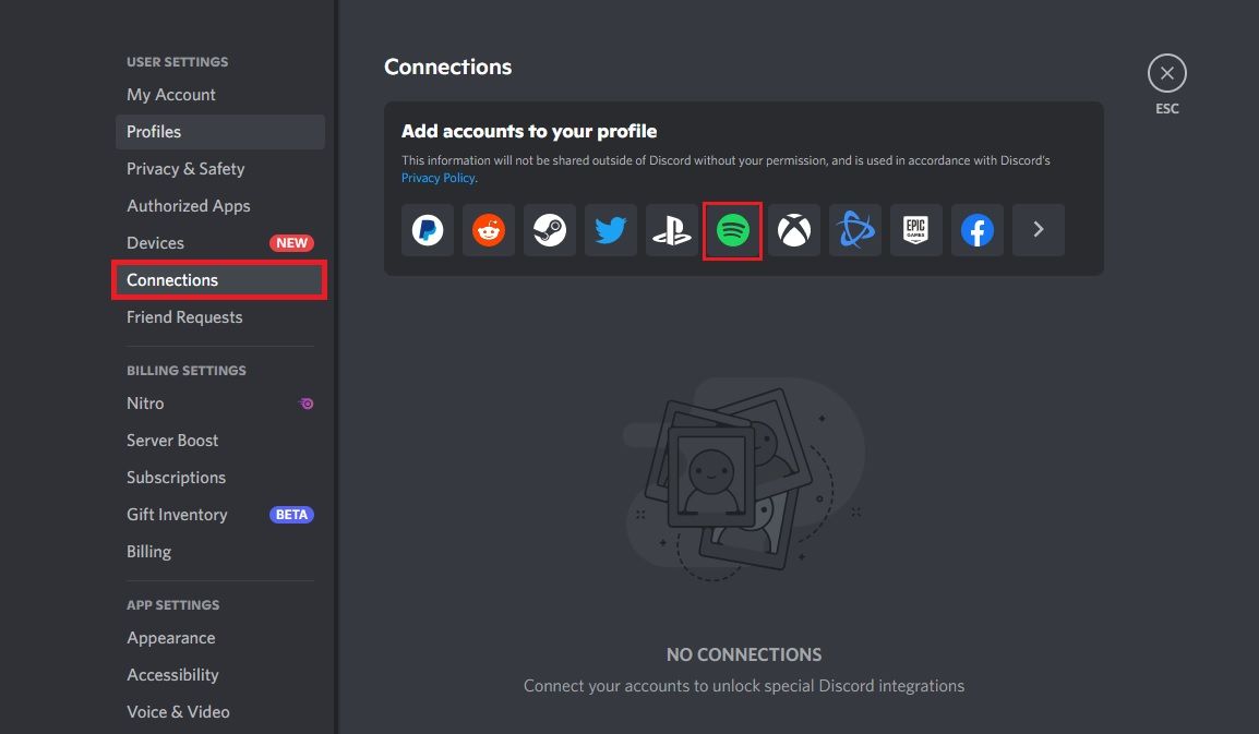 spotify login with facebook