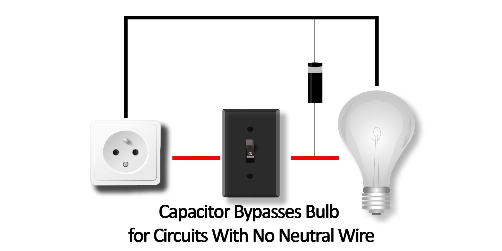 diagram of wifi smart switch without neutral wire but with capacitor