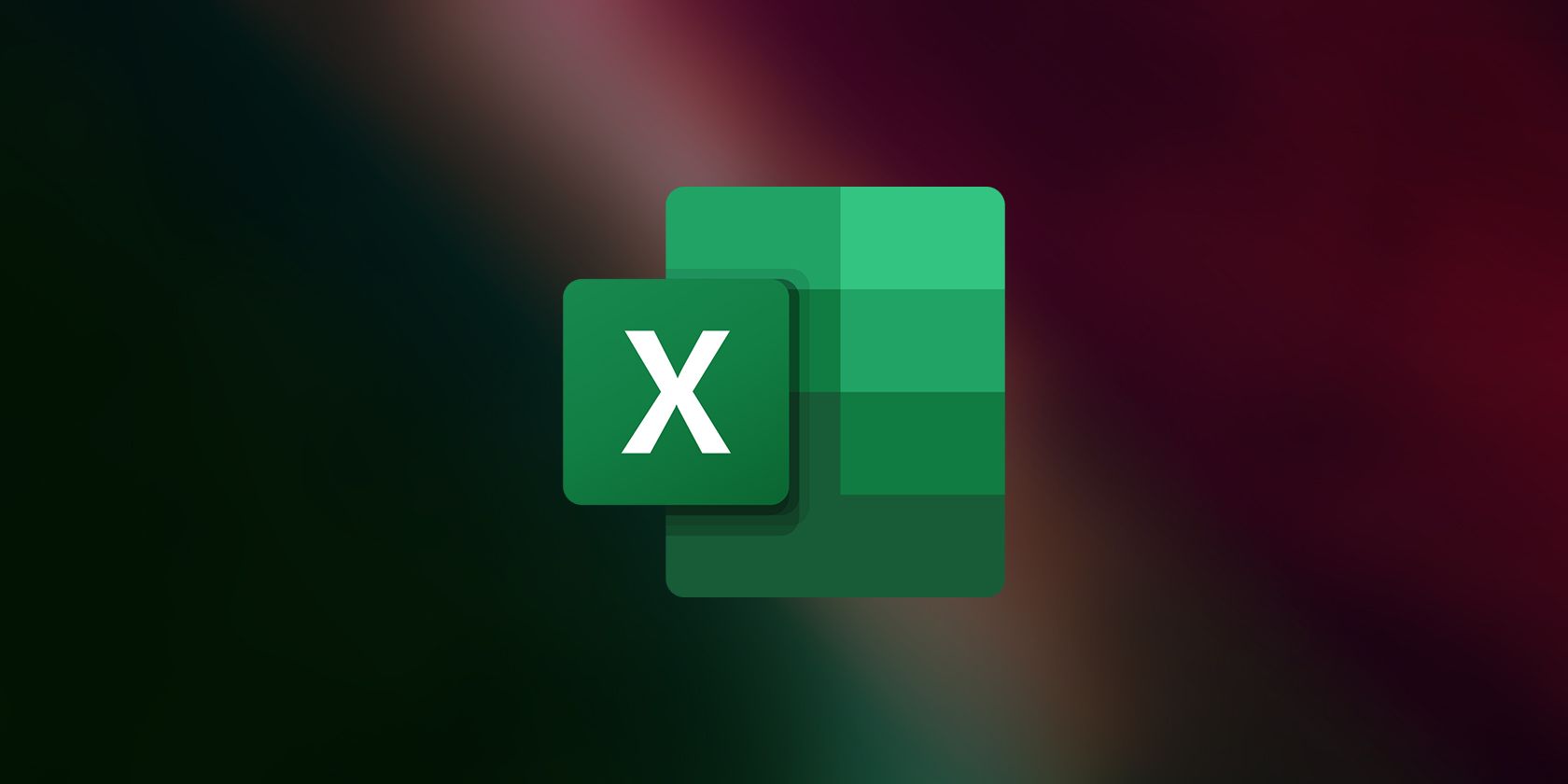 Excel logo on blurred background