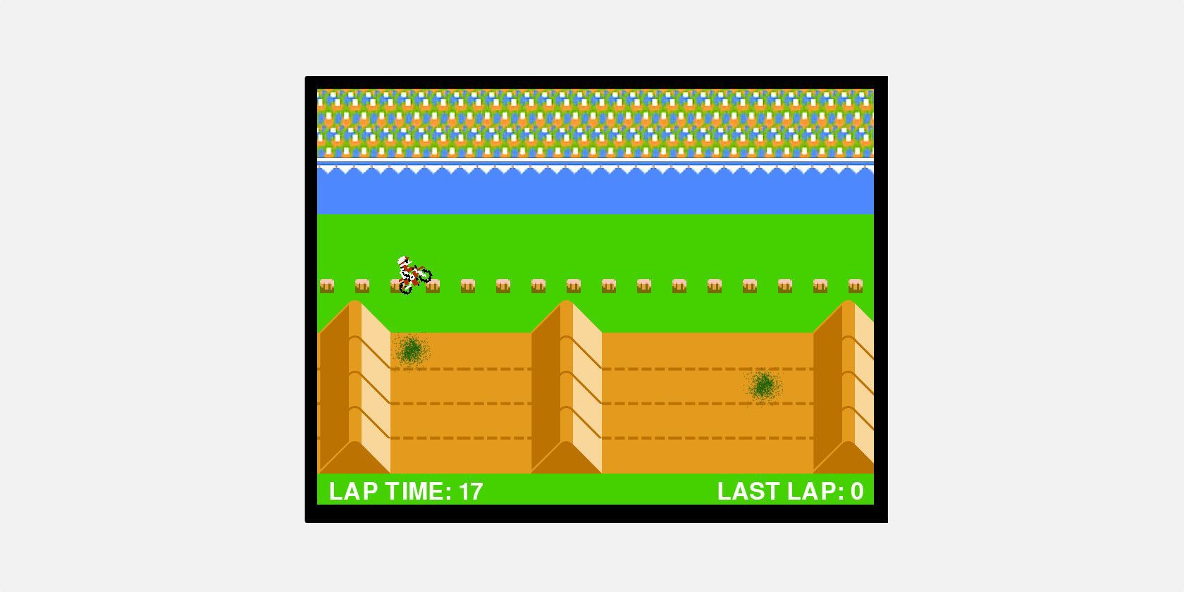 Excitebike python game screenshot