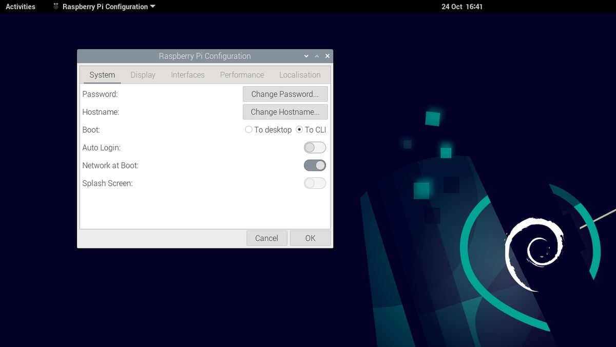 GNOME desktop on Raspberry Pi