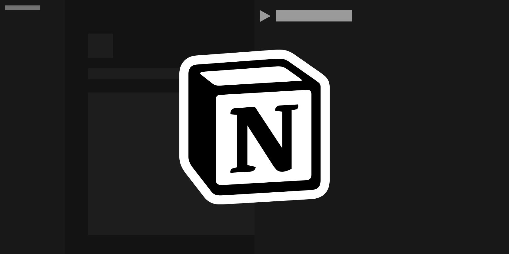 Logo with the letter N on an abstract UI background