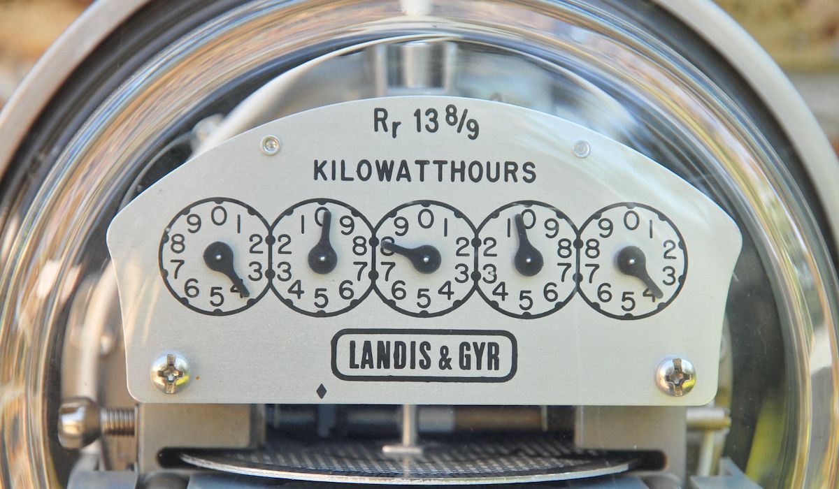 An electricity meter 