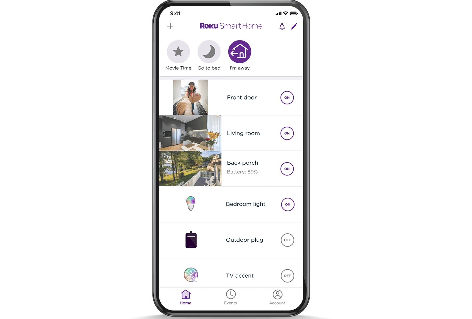 برنامه roku-smart-home-app