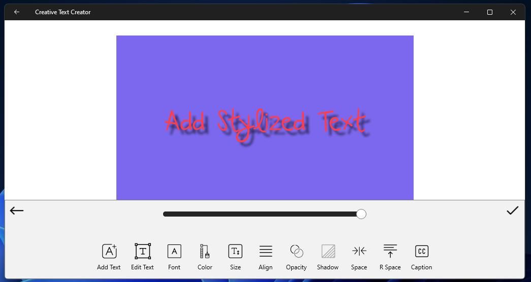 The Shadow option