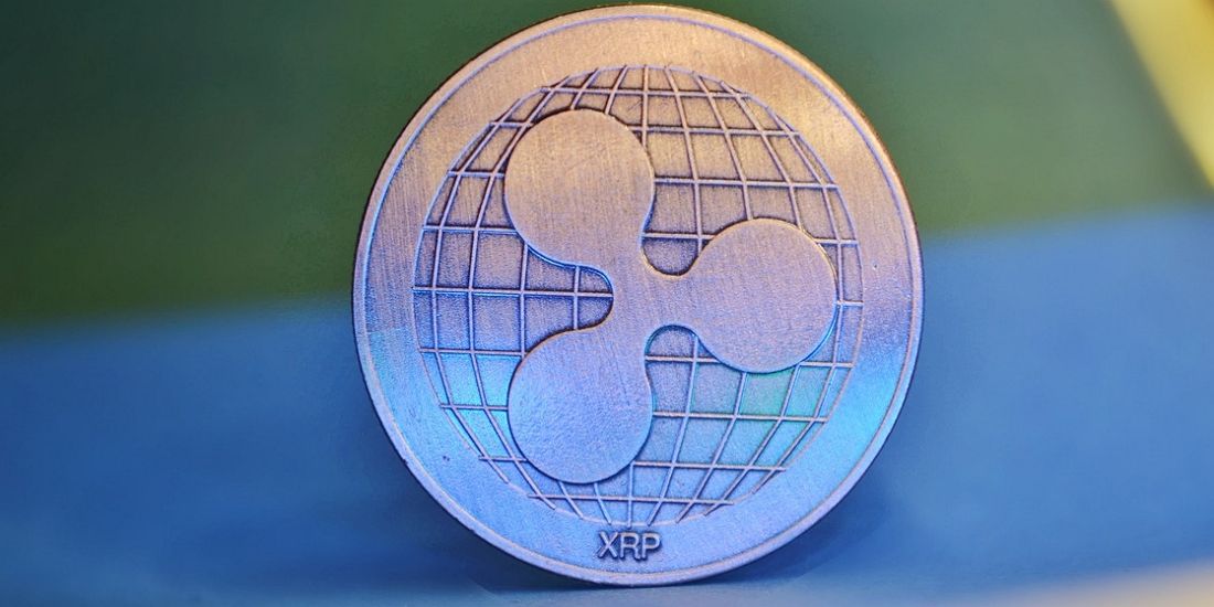 a picture of xrp token
