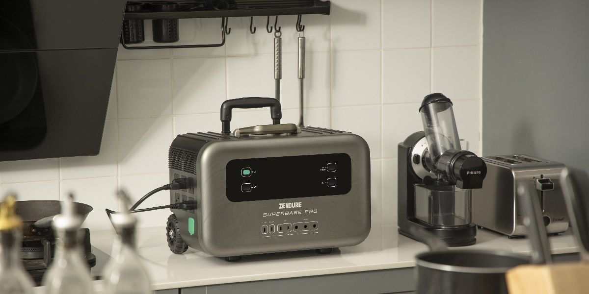 zendure superbase pro powering kitchen appliances