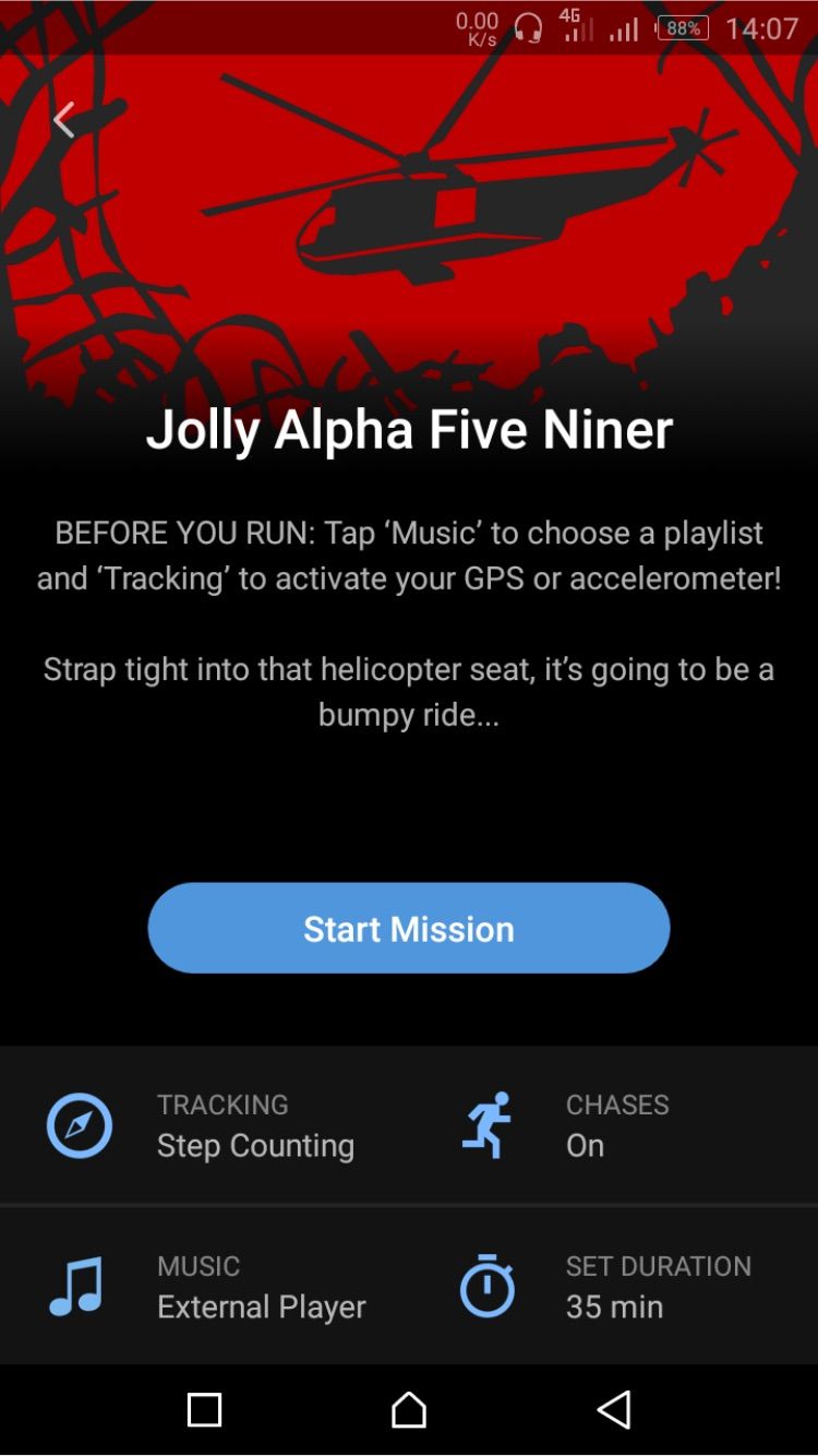 zombies run jolly alpha five niner overview