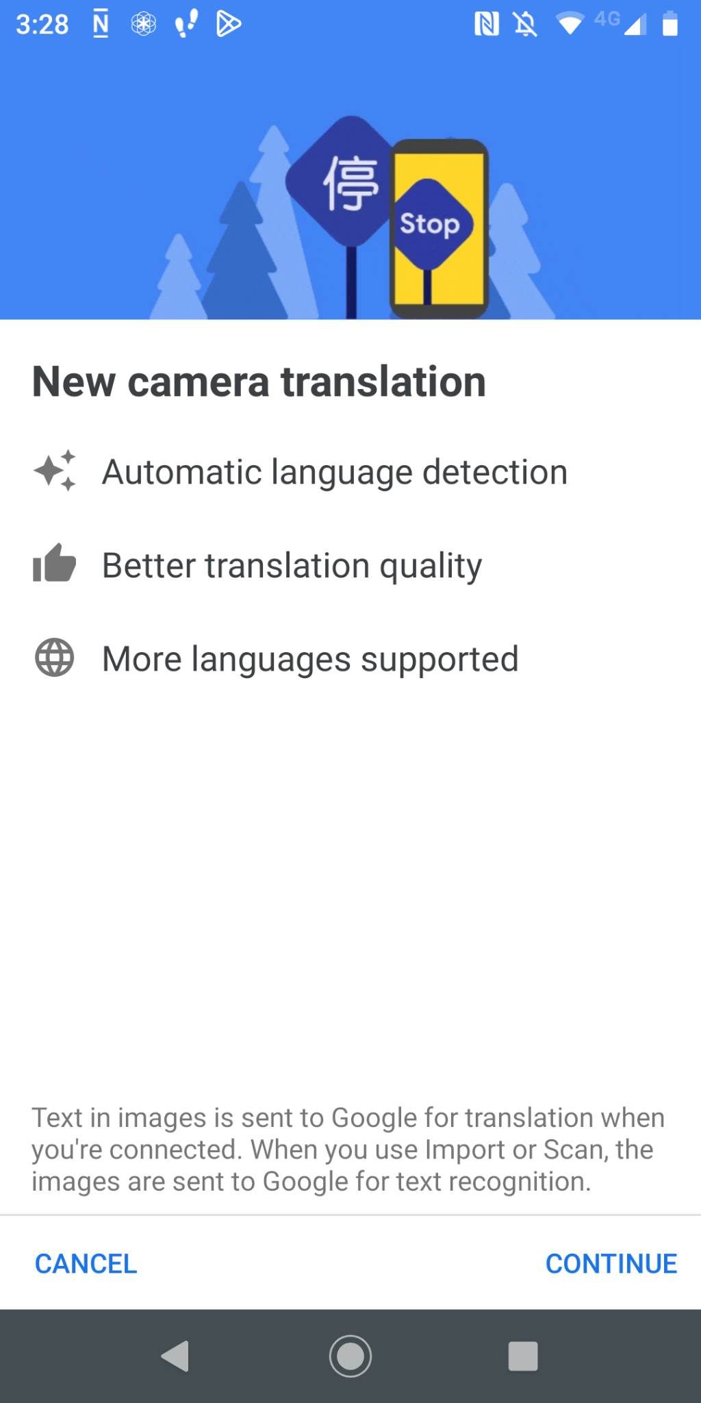 Google translate app instructions