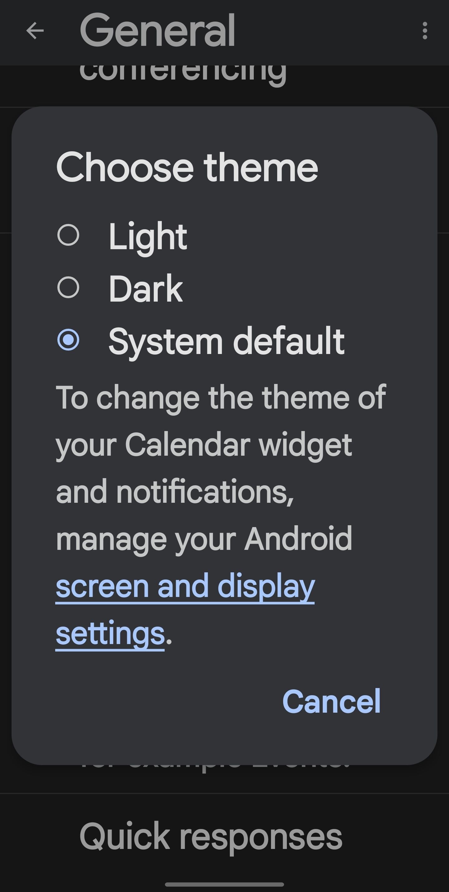 How to Enable Dark Mode in Google Calendar