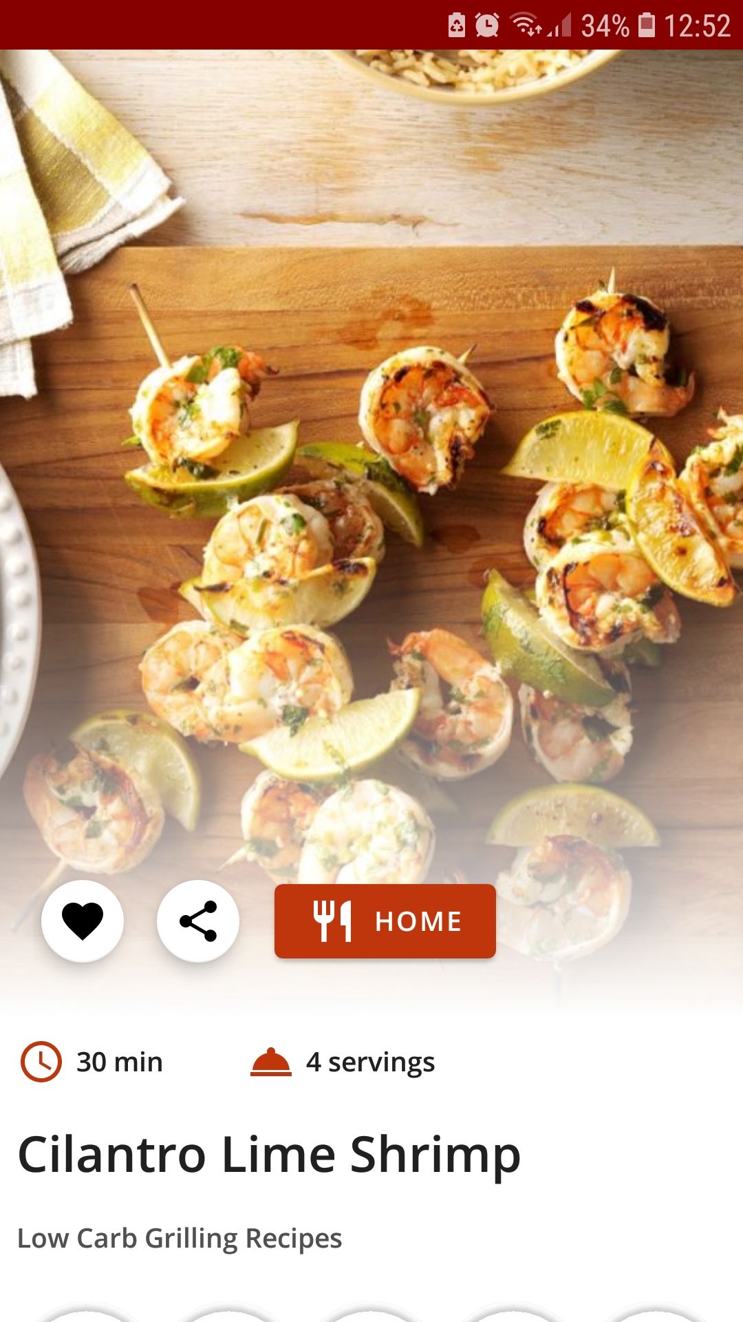BBQ Grilling Recipes mobile grilling recipe app shrimp