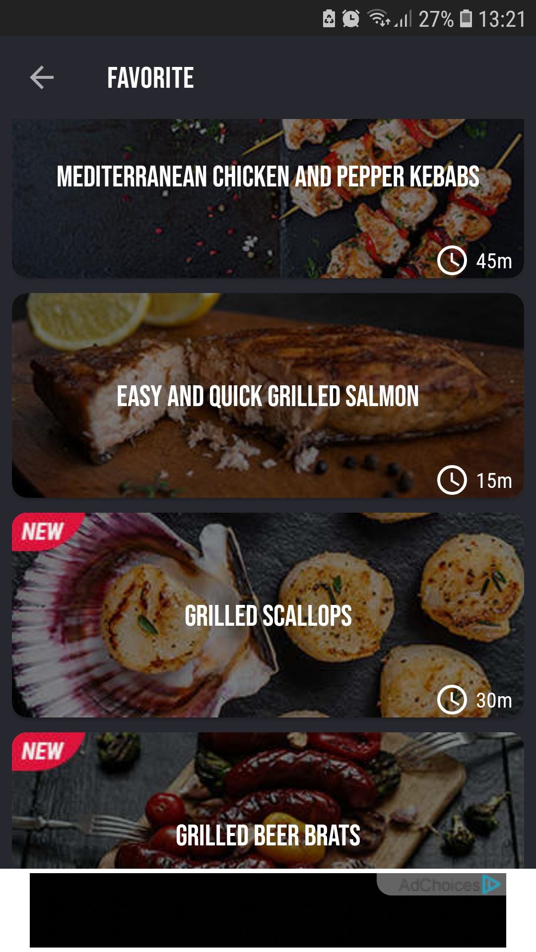 BBQ and Grill Recipes mobile recipe app favorites