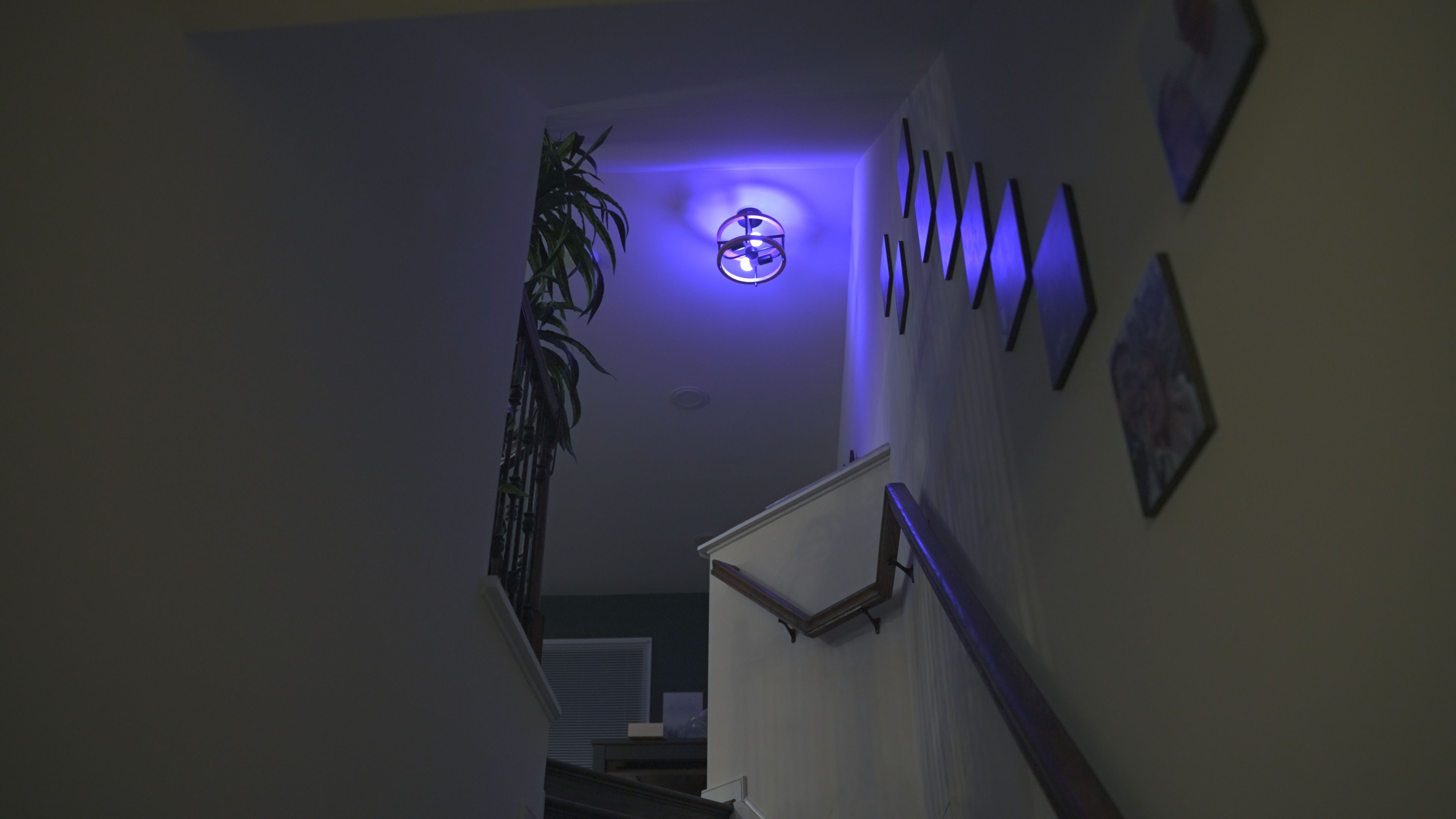 GE Cync - Colored bulb for stairway lights