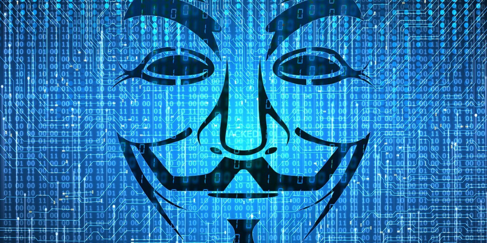 Image of a hacker's mask