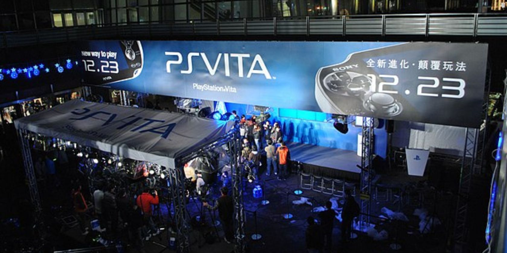 Image taken from the launch of the PS Vita
