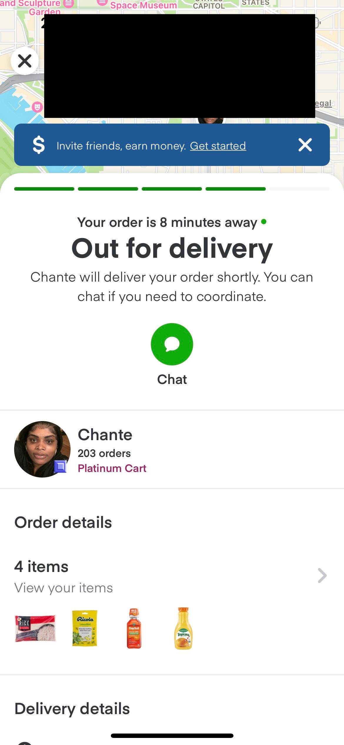 Instacart Order Out For Delivery