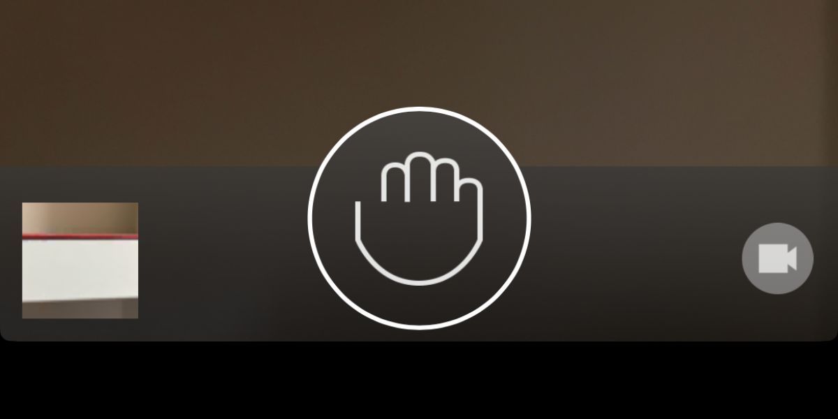 aplicación gocam con cámara de gestos con la mano