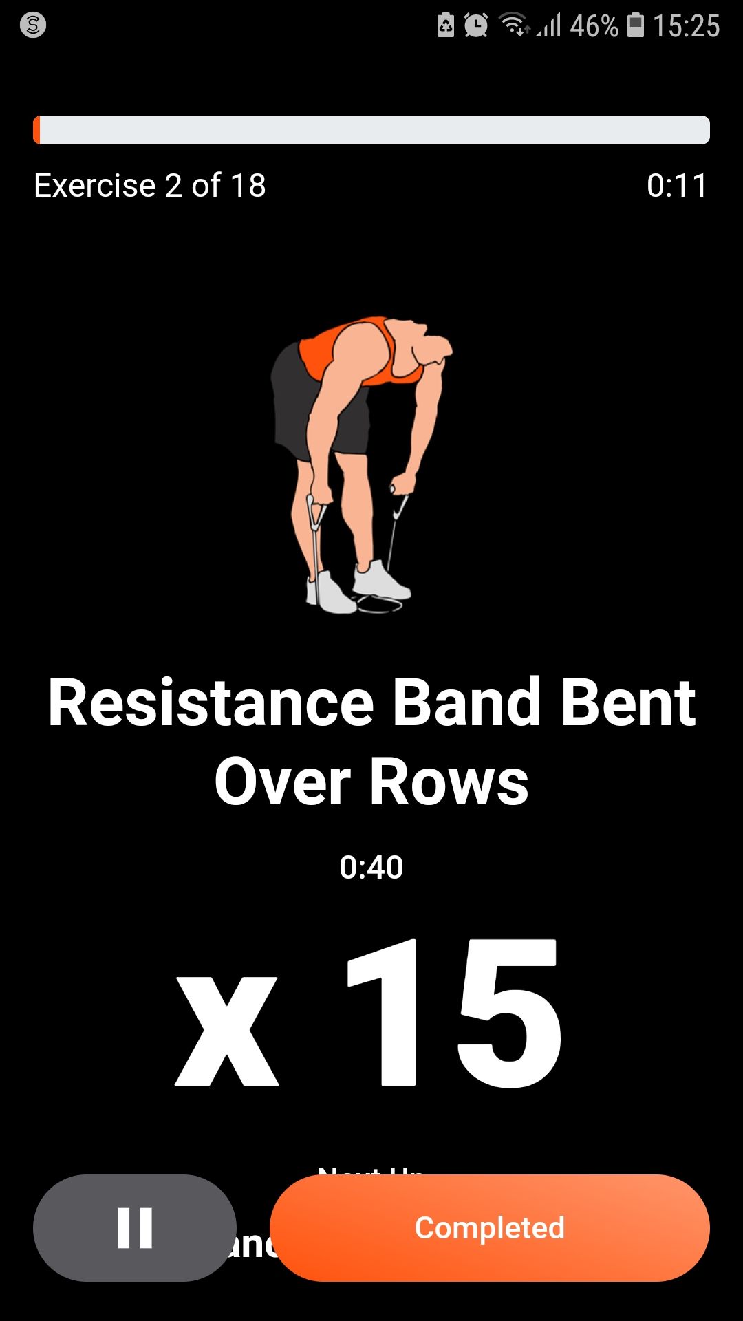 Resistance Band Training mobile workout app