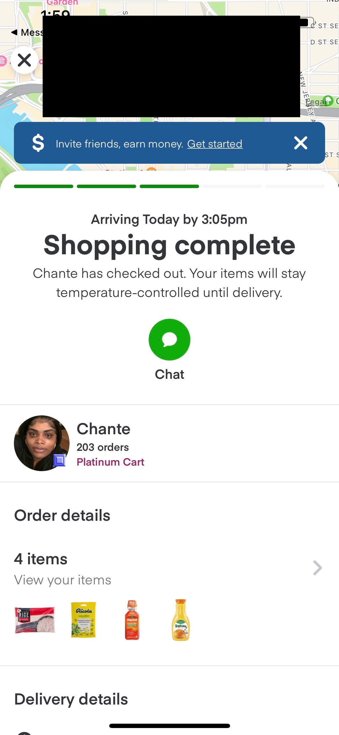 Shopping Complete on Instacart