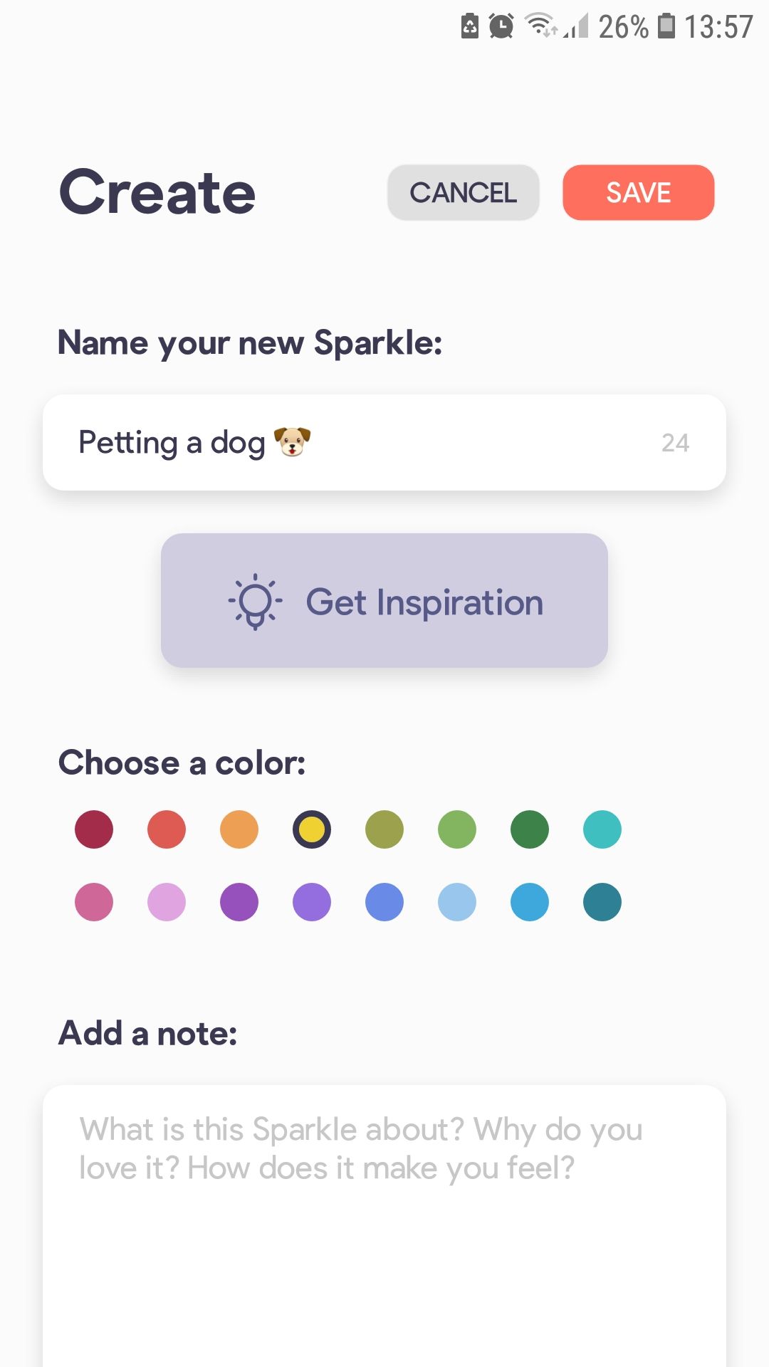 اپلیکیشن موبایل مراقبت از خود Sparkle