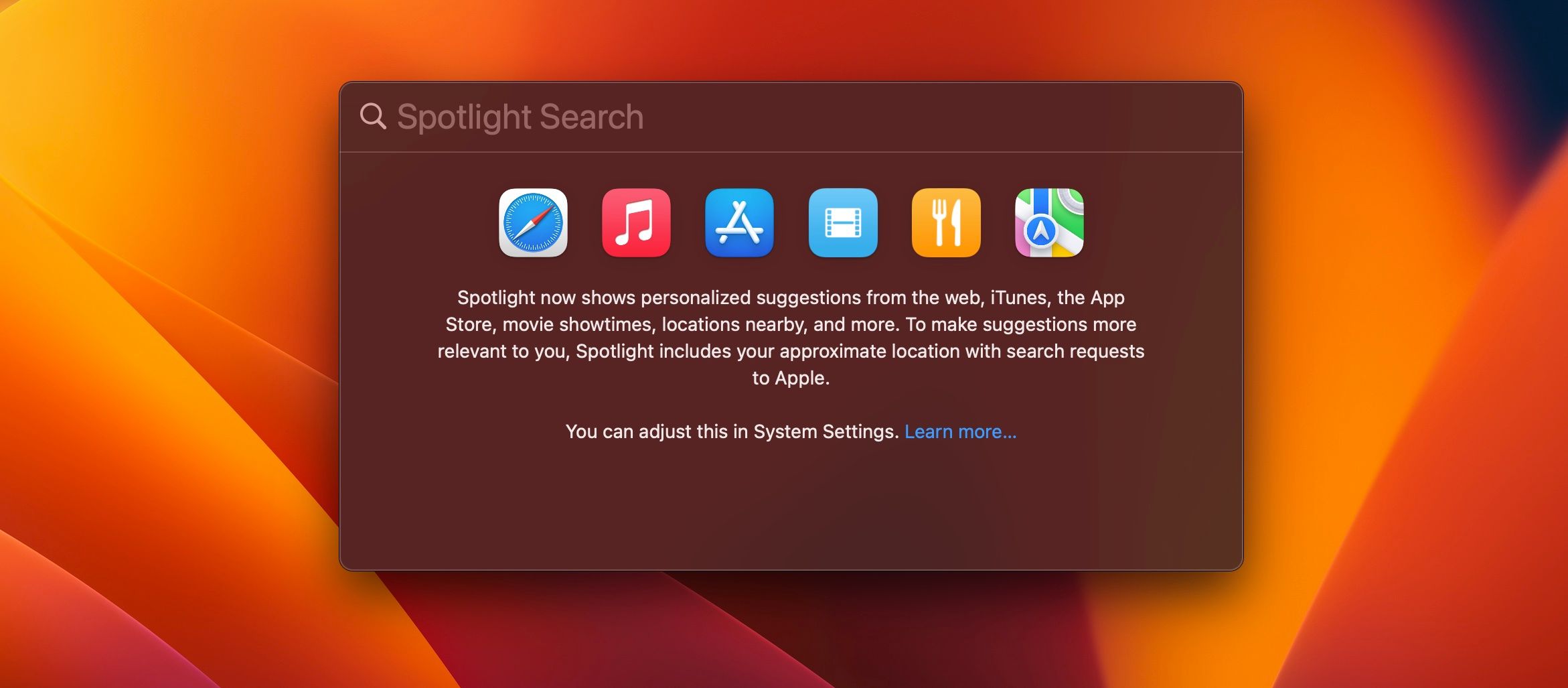 Recherche Spotlight sur Mac