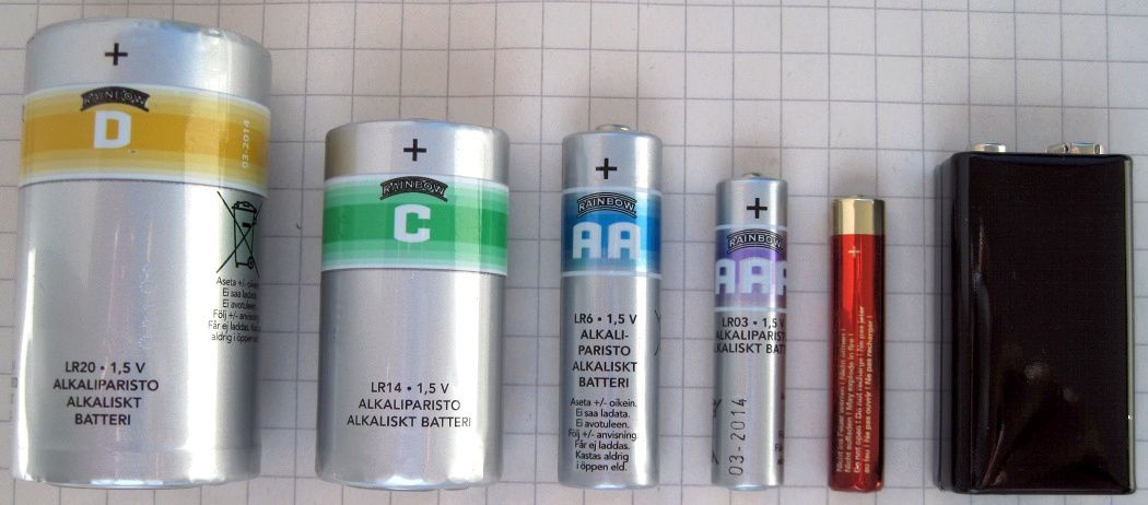 Common Battery Types
