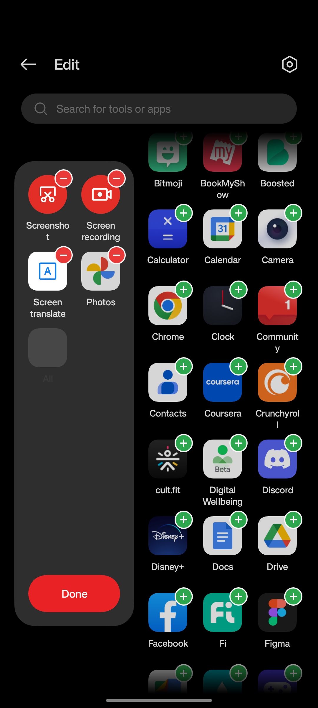Adding apps to the sidebar 