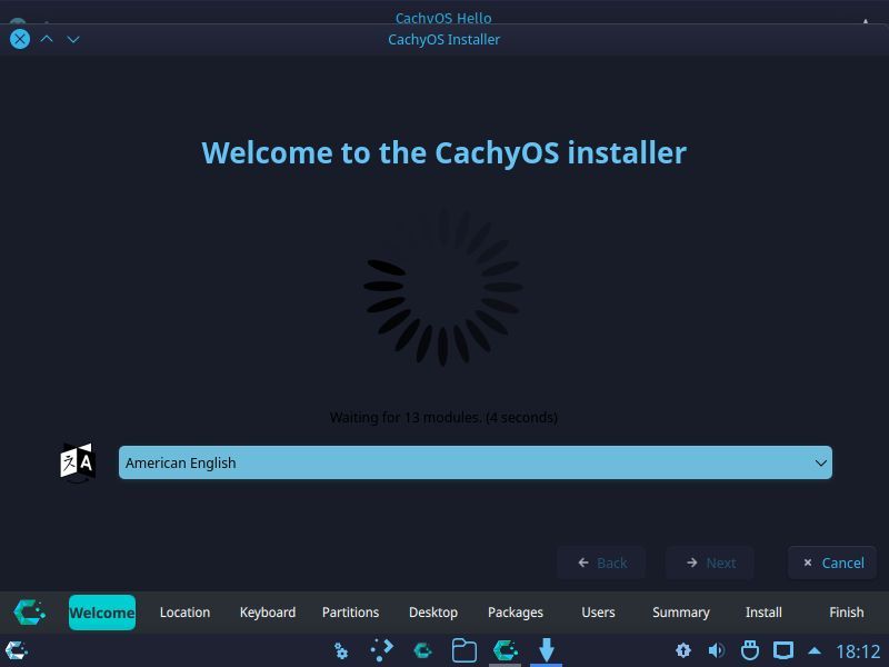 CachyOS installation program