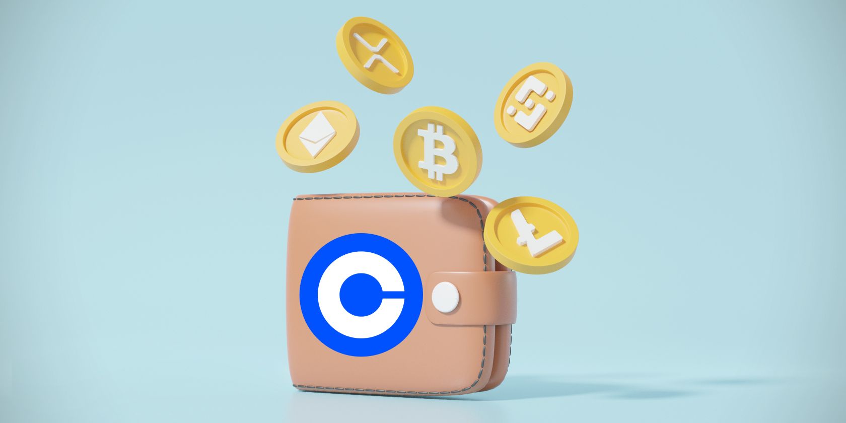 coinbase logo on bitcoin wallet feature
